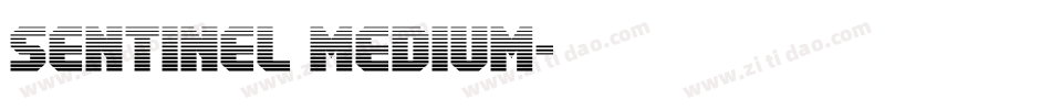Sentinel Medium字体转换